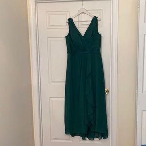 Green bridesmaid dress size 16